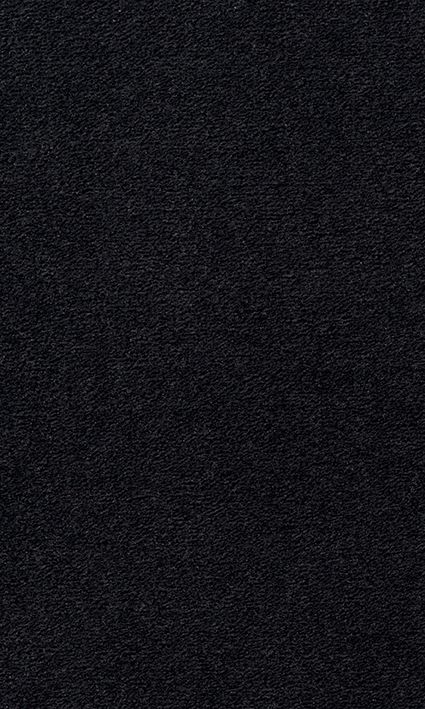 Teppichboden Vorwerk Passion 1000 MODENA Velours Schwarz 9A07 - Rollenbreite 400 cm