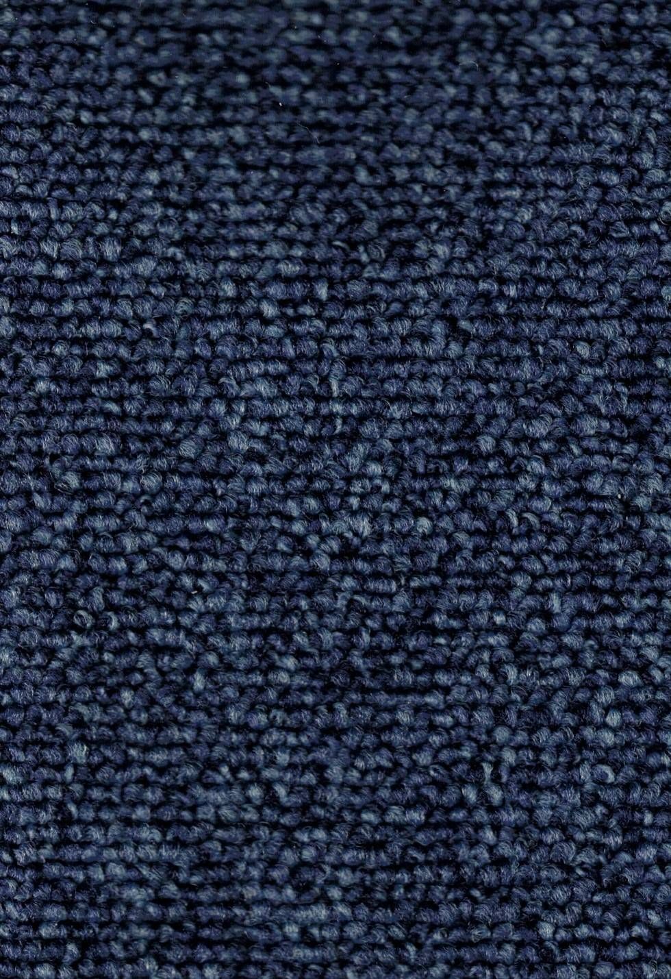 Teppichboden Lano Granit Objektschlinge 700 Jeansblau - Rollenbreite 500 cm