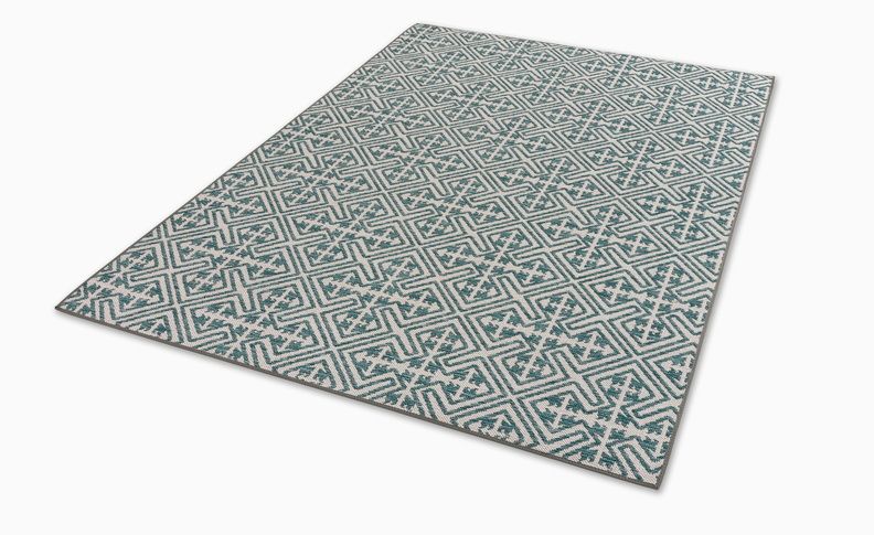 Outdoor Teppich PARKLAND Türkis - 70 cm x 140 cm