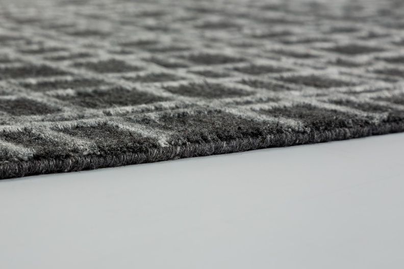 Teppich COSETTA Anthrazit - 140 cm x 200 cm