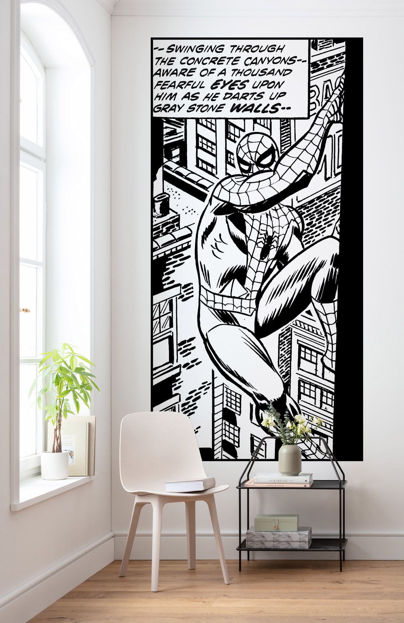 Vlies Fototapete - Spider-Man Classic Climb - Größe 100 x 200 cm