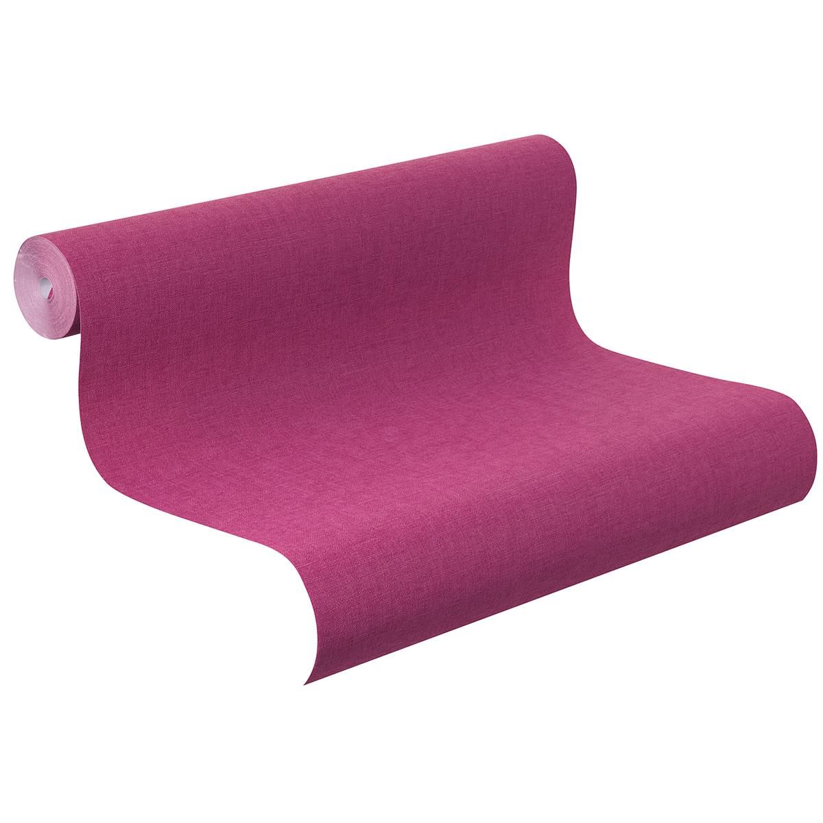 Tapete Basic universell Vinyltapete Pink ansatzfrei 53 cm x 10,05 m