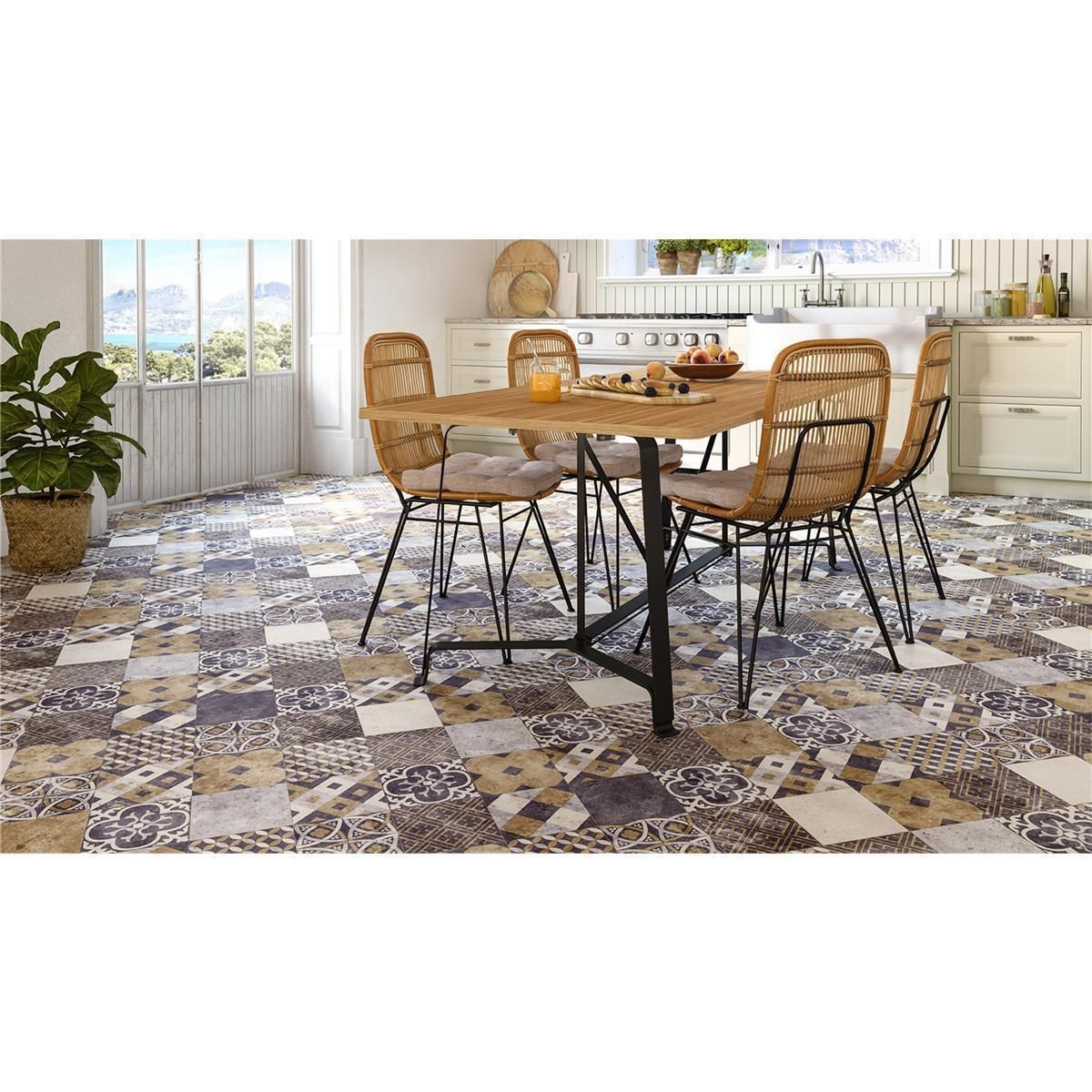 Vinylboden Flanders DARK BEIGE IZMIR-TB15 B:200cm