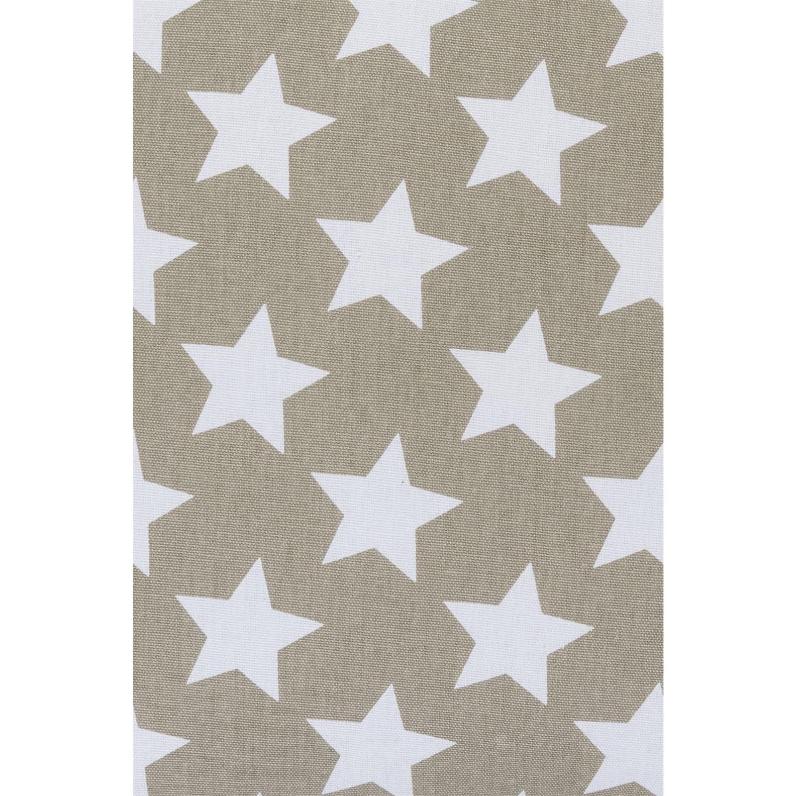 Kissen (gefüllt) KI Stars allover 16 braun-weiß B:45cm L:45cm