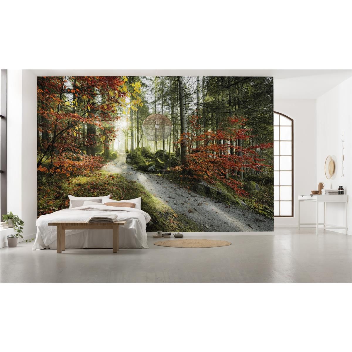 Vlies Fototapete - Feuerzungen - Größe 450 x 280 cm