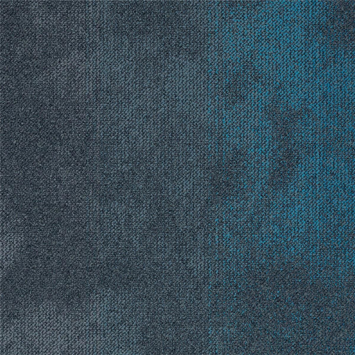 Teppichfliesen 50 x 50 cm Schlinge strukturiert Sere Colour AB94 8212 B8 Blau Organisch