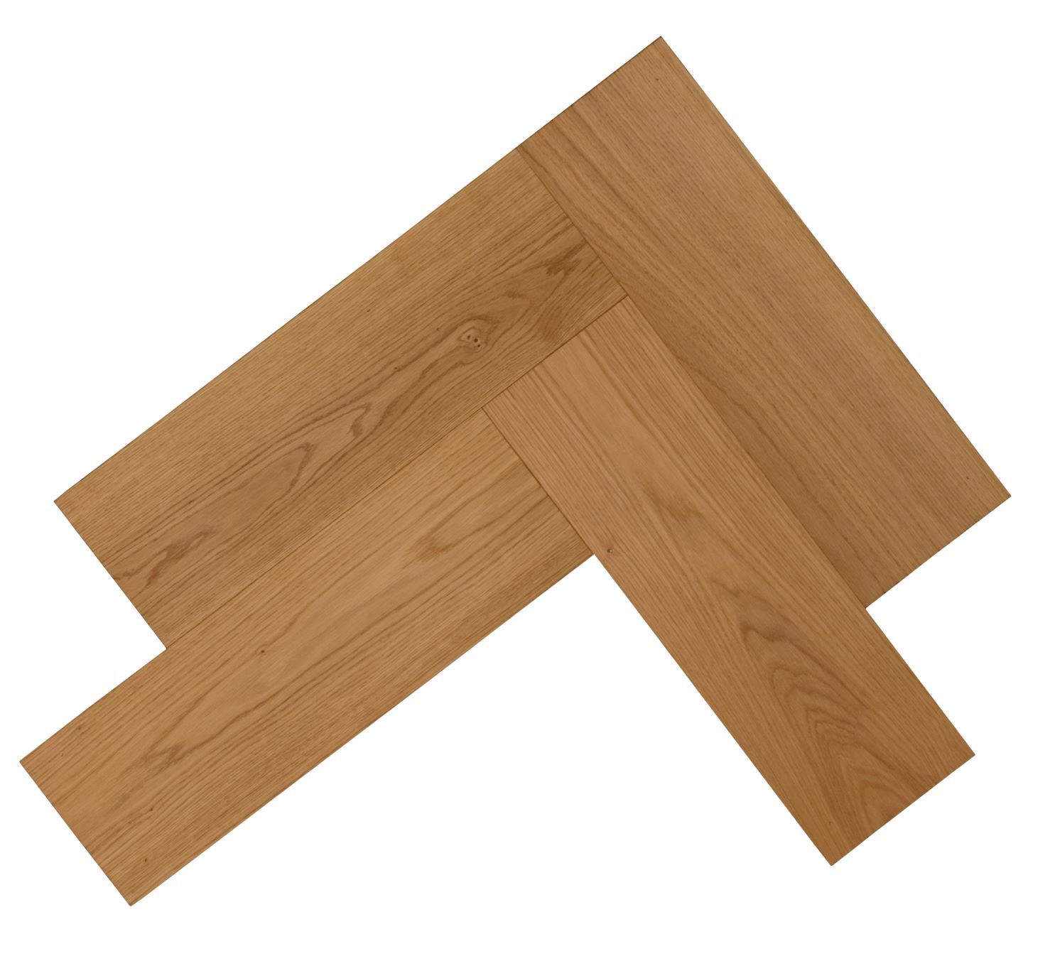 Fertigparkett 2-Schicht Eiche Natur Fischgrät 90°- 600 mm 15x120 mm  gebürstet endgeölt Pure