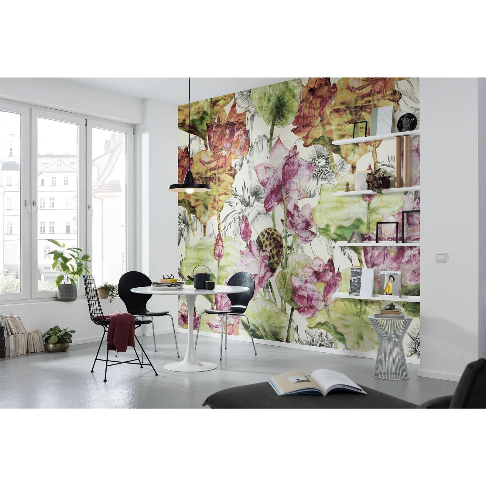 Vlies Fototapete - Lotus - Größe 368 x 248 cm