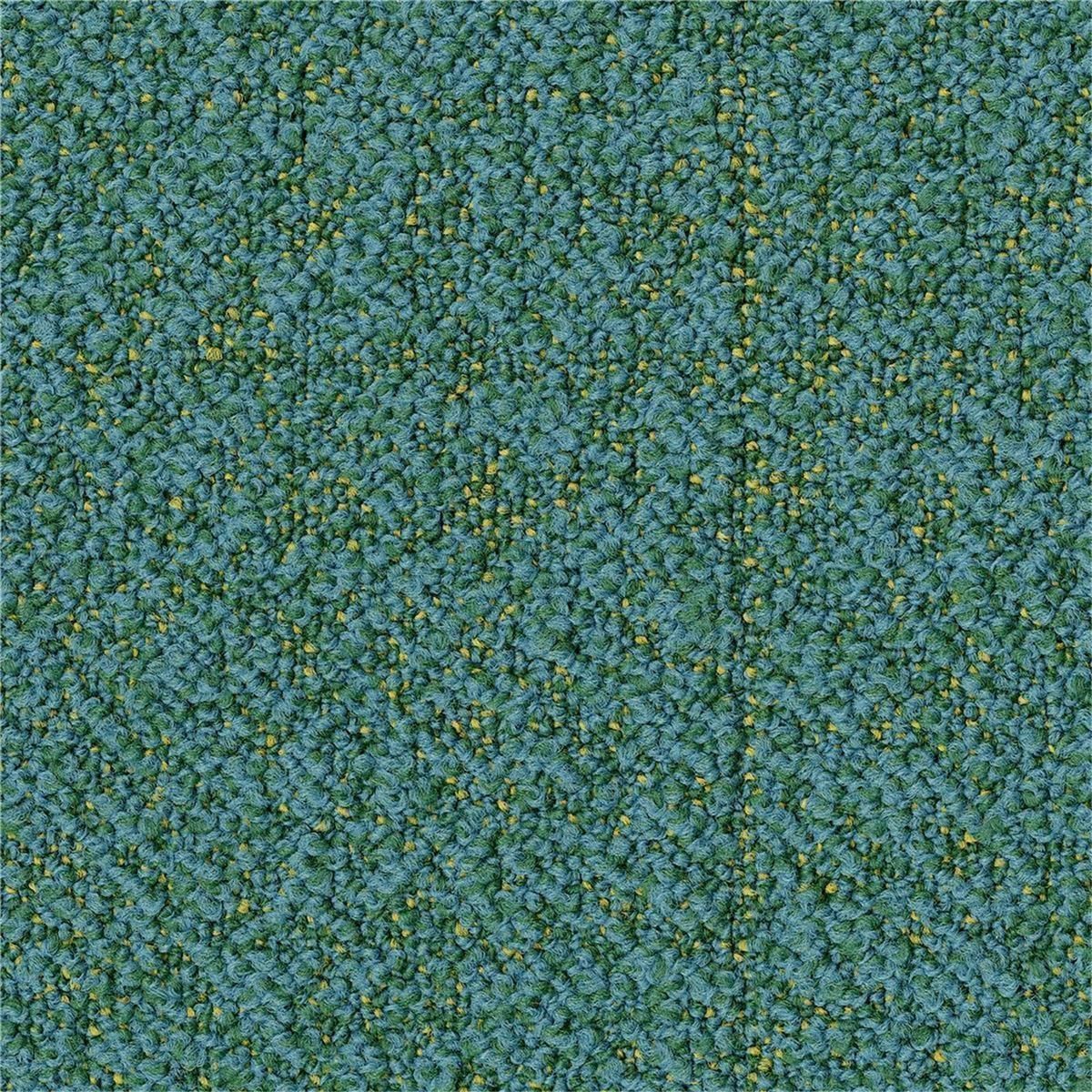 Teppichfliesen 50 x 50 cm Schlinge Iconic AA23 8107 Grün Textur