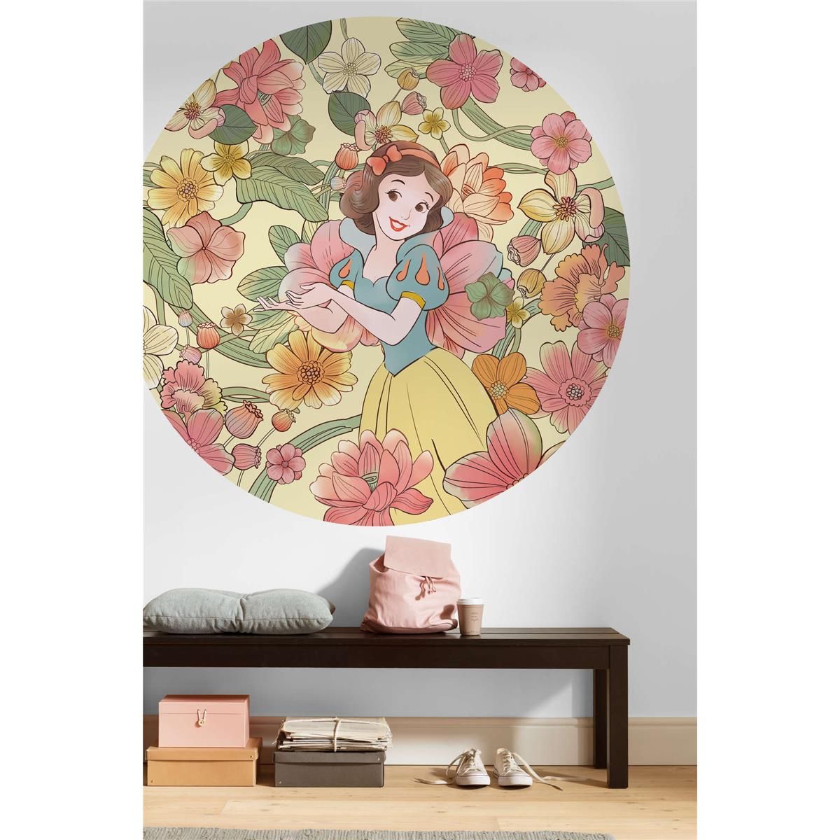 Selbstklebende Vlies Fototapete/Wandtattoo - Snow White Endless Summer  - Größe 125 x 125 cm