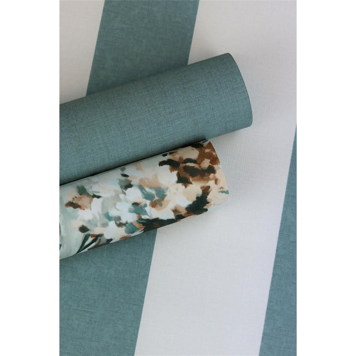 Tapete Nature Floral Vinyltapete Hellbeige versetzter Ansatz 53 cm x 10,05 m