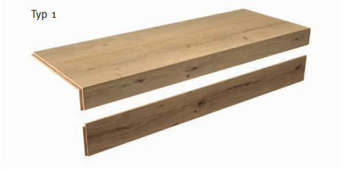 Designvinylboden zum Verkleben Vinylan KF Kanarenpinie Planke 121,9 cm x 22,9 cm  - Nutzschichtdicke 0,3 mm