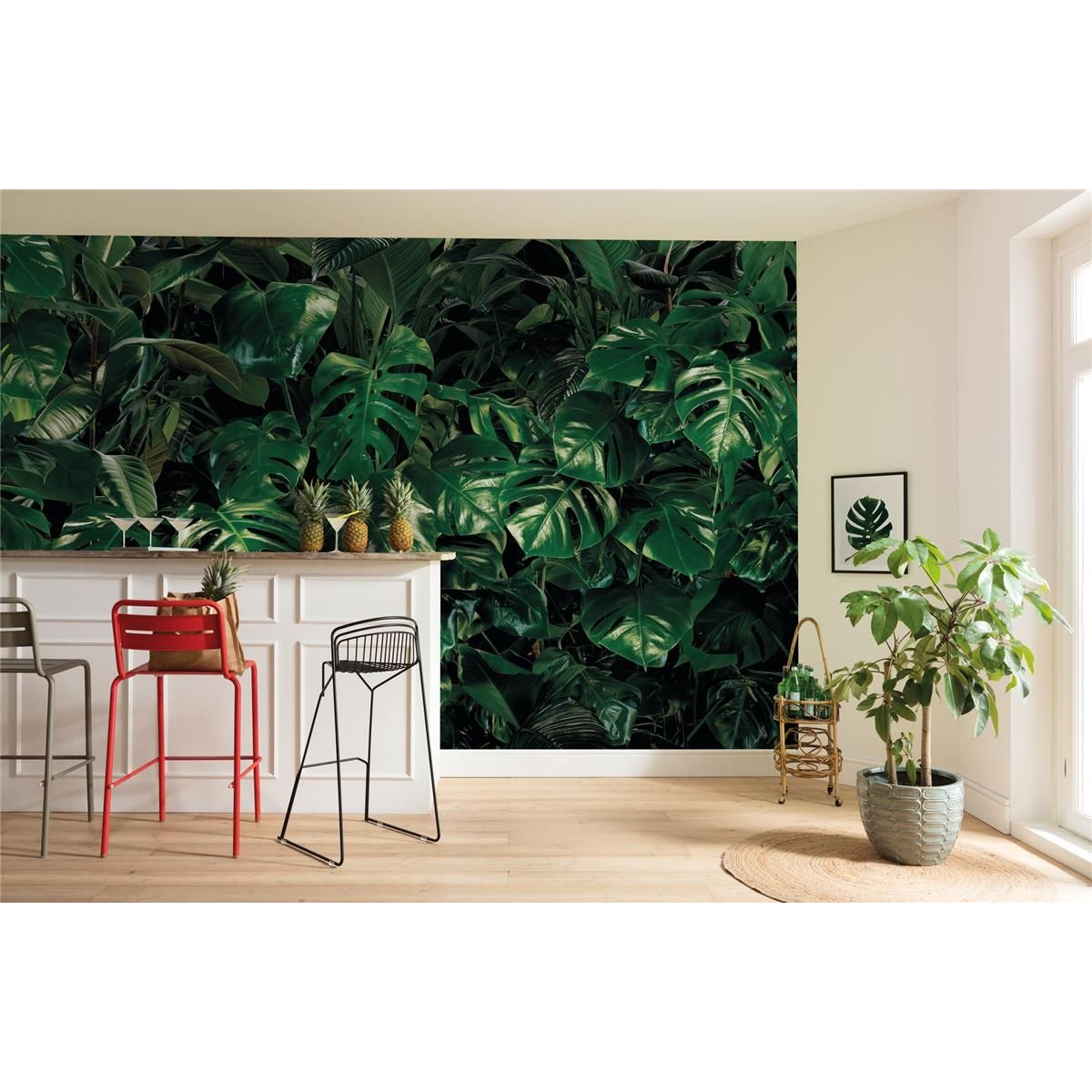 Vlies Fototapete - Tropical Wall - Größe 400 x 250 cm