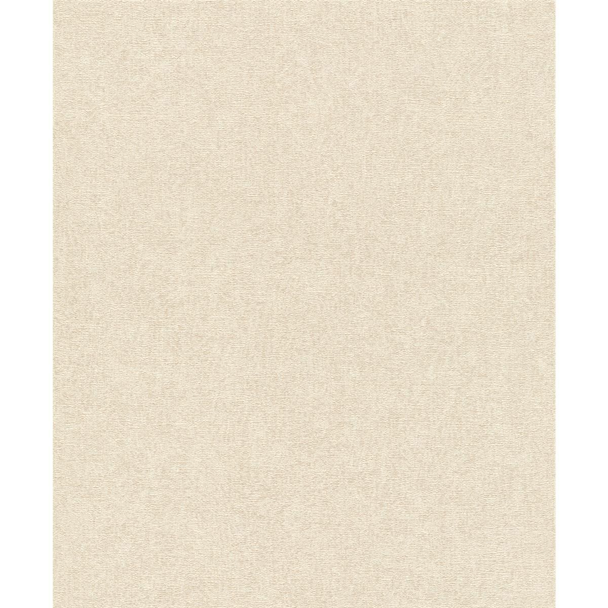 Tapete Basic uni Vinyltapete Mittelbeige ansatzfrei 53 cm x 10,05 m