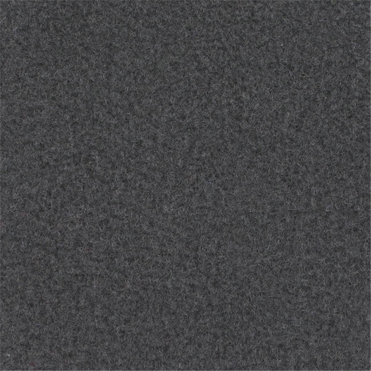 Messeboden Velours EXPOLUXE Dark Grey 9515 mit Schutzfolie  - Rollenbreite 200 cm