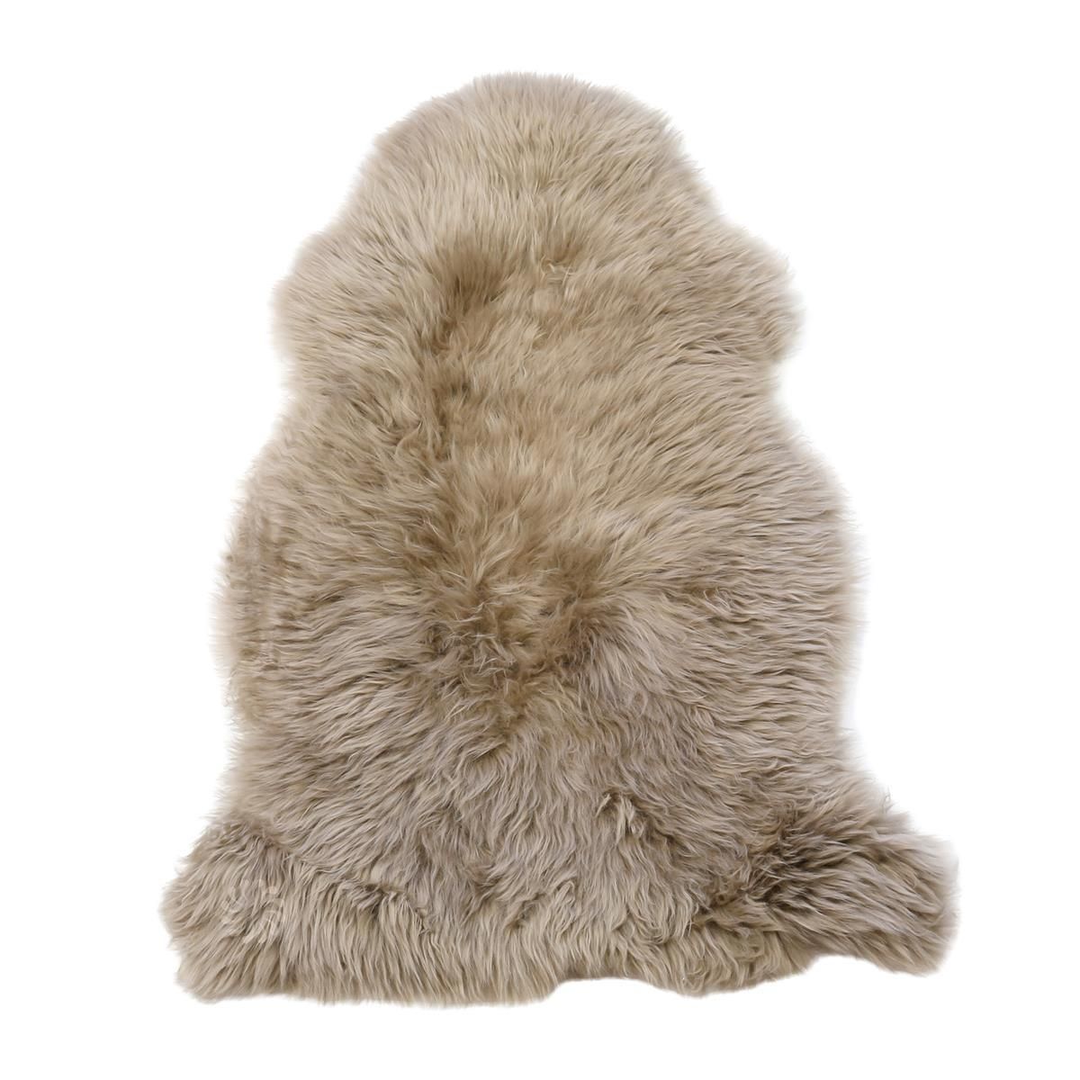 Heide Lammfell Lederlänge 105 cm - Haarlänge 60 mm - Taupe