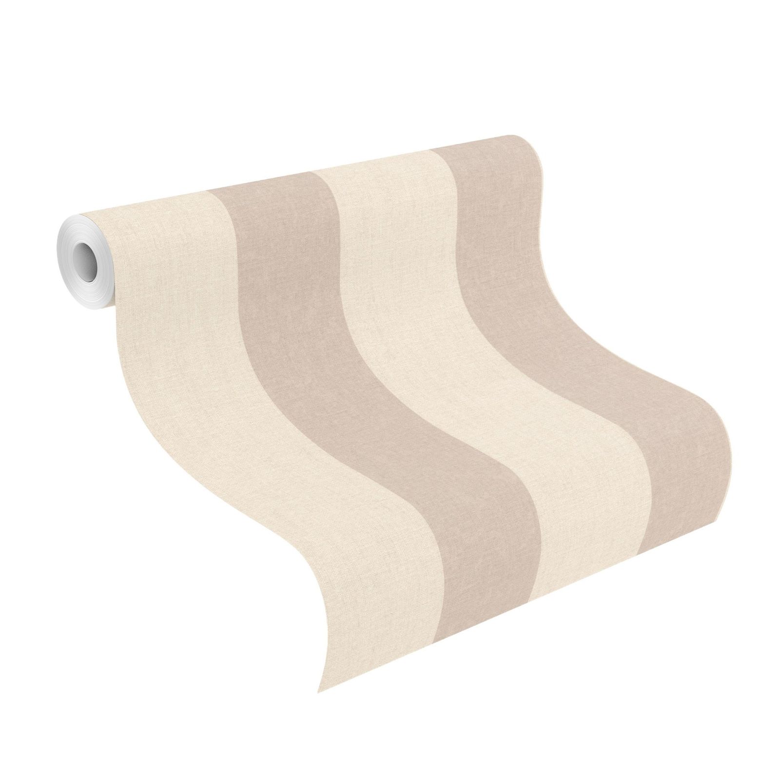 Tapete Modern universell Vinyltapete Leinen hell ansatzfrei 53 cm x 10,05 m