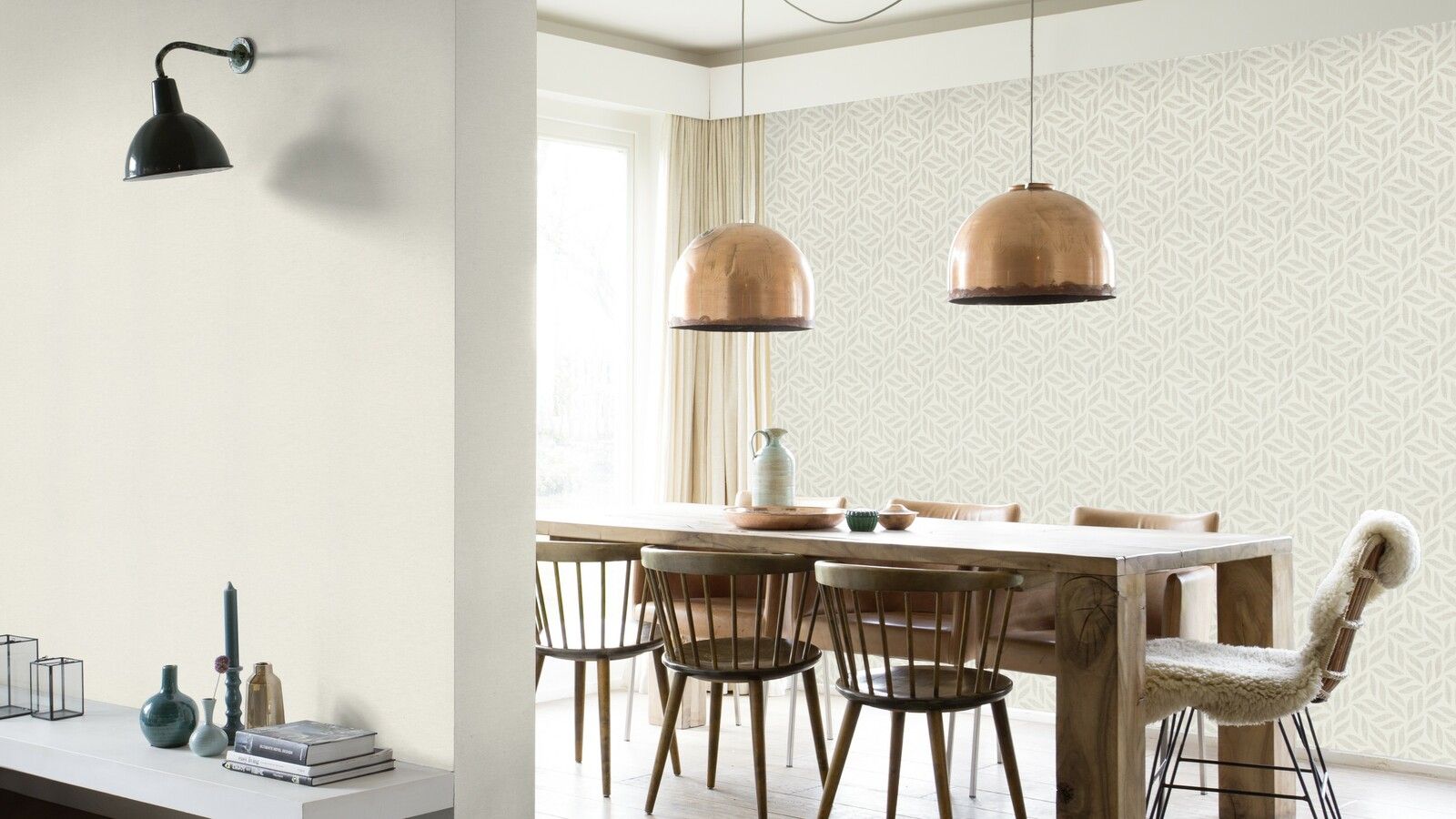 Tapete Basic universell Vinyltapete Hellbeige ansatzfrei 53 cm x 10,05 m