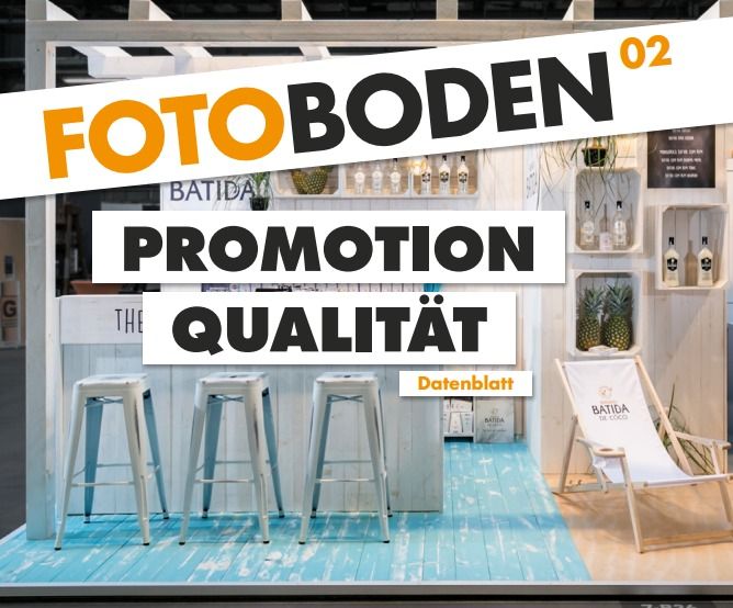 Fotoboden individuell gedruckt auf Vinyl - Breite 200 cm