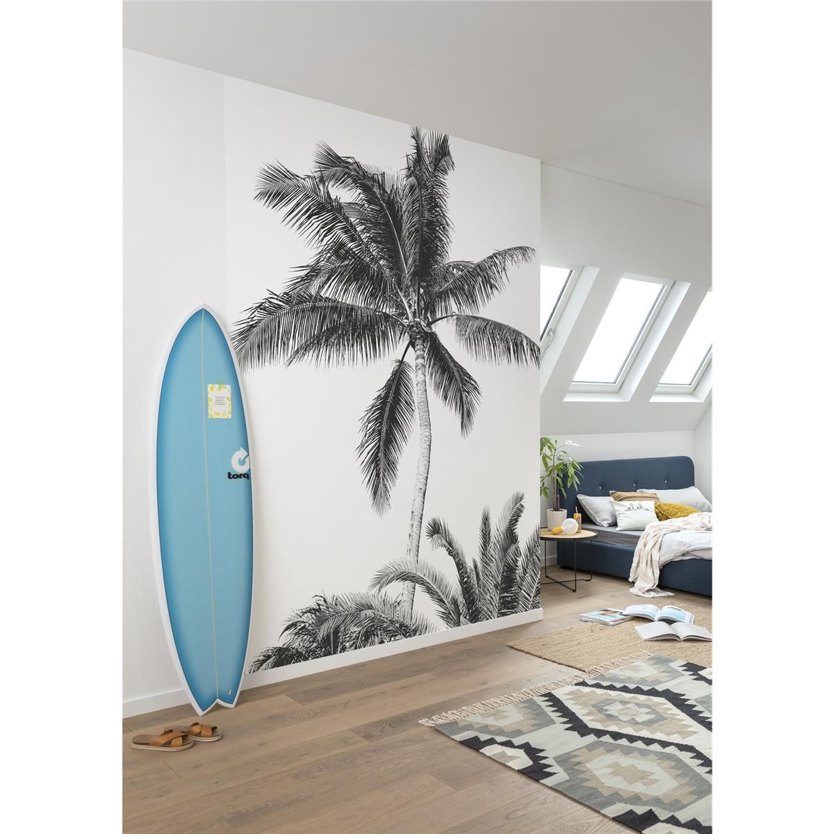 Vlies Fototapete - Retro Palm - Größe 200 x 280 cm