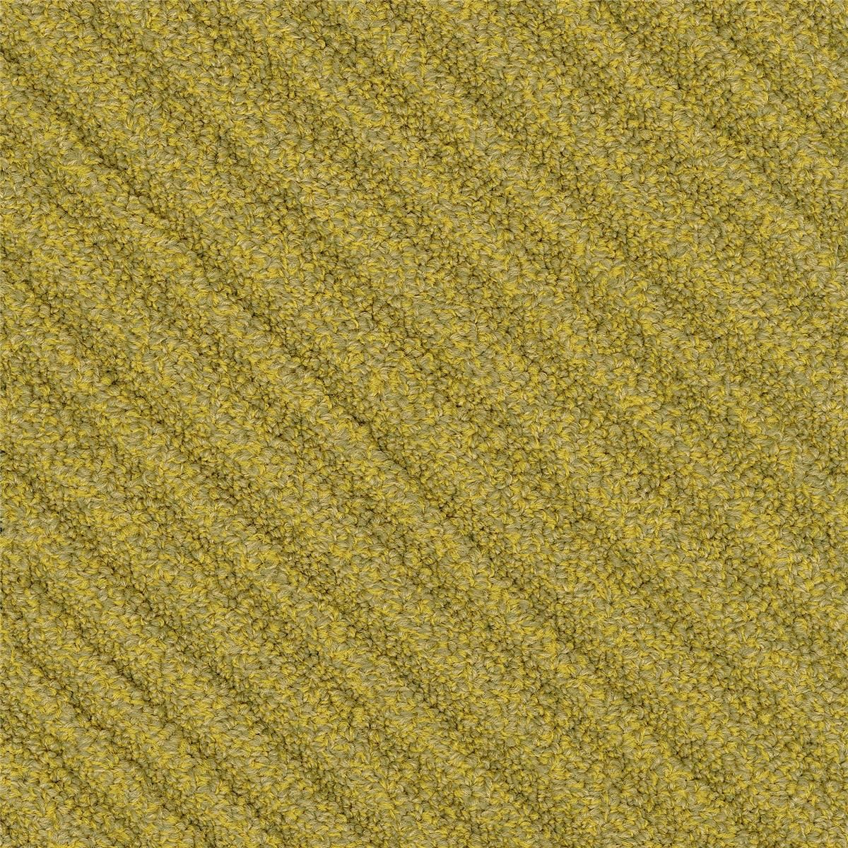 Teppichfliesen 25 x 100 cm Schlinge strukturiert Traverse B968 6214 Gelb Linear