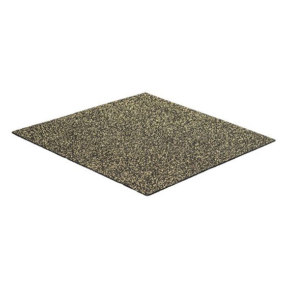 Messeboden Flacher-Nadelvlies-mit-Pailetten EXPOGLITTER Black & Gold 1910 ohne Schutzfolie - Rollenbreite 200 cm