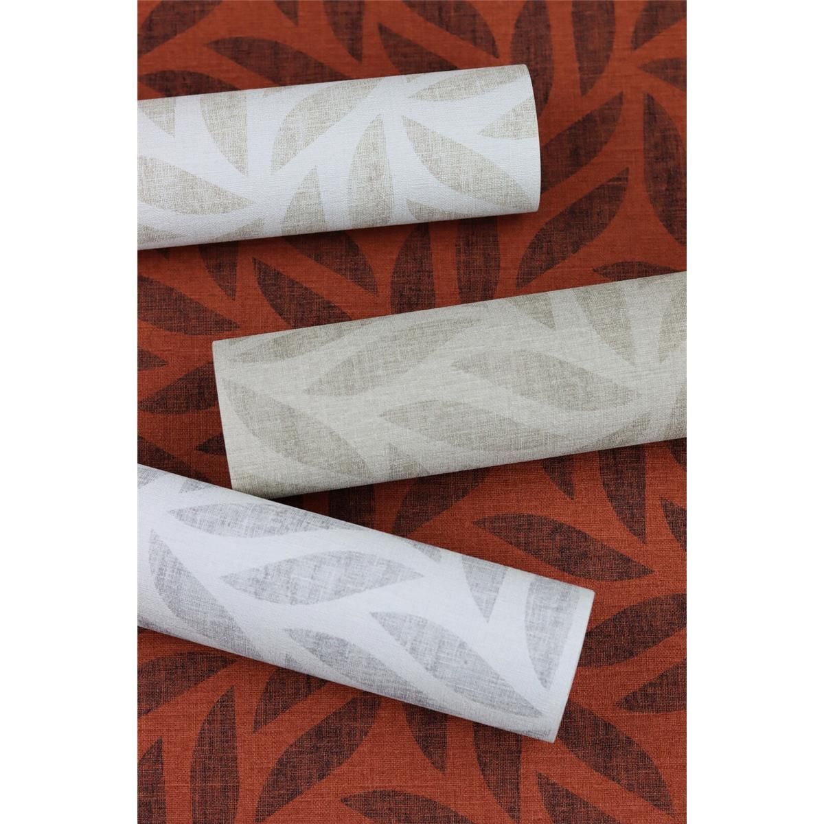 Tapete Culture Floral Vinyltapete Hellbeige gerader Ansatz 53 cm x 10,05 m