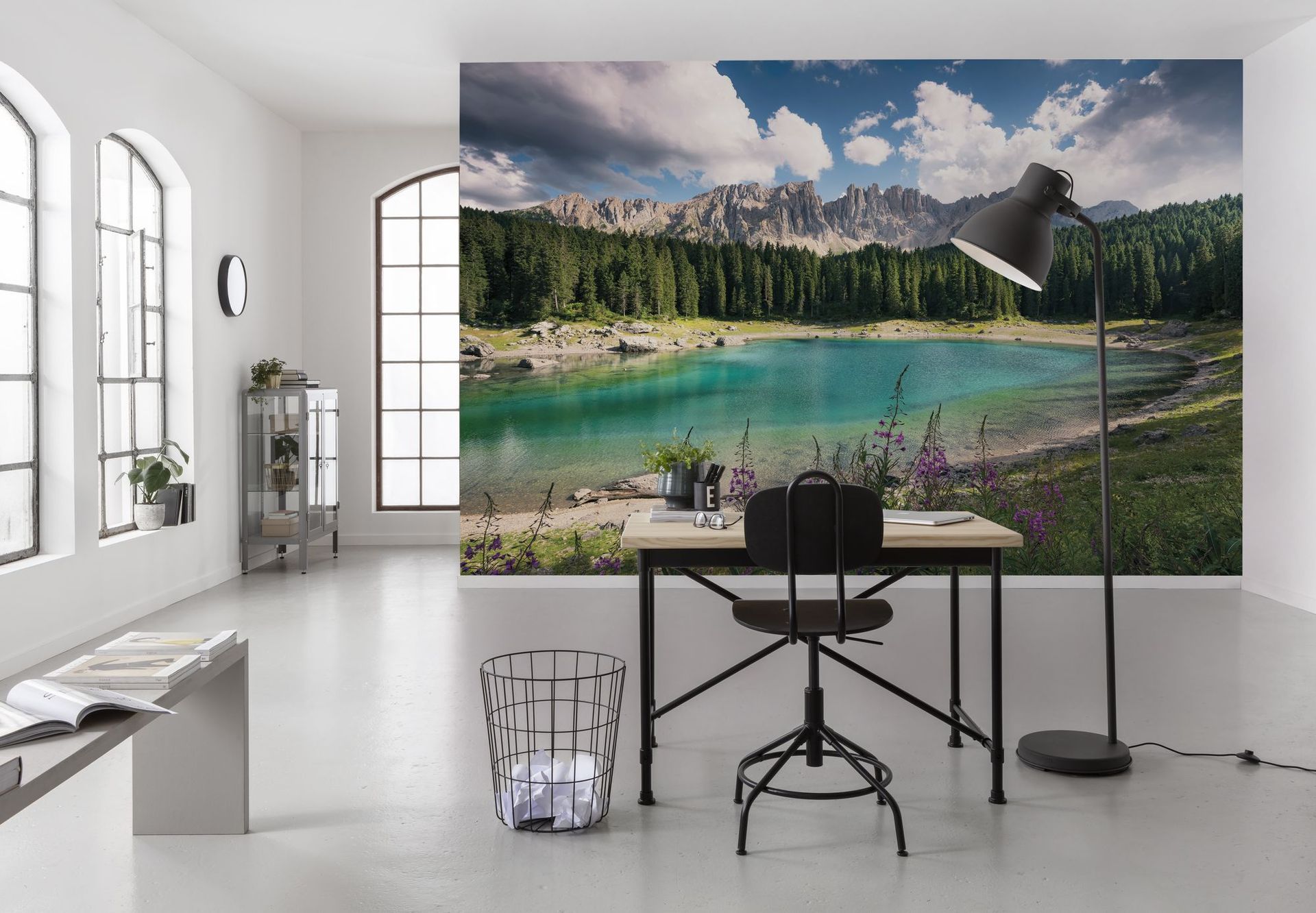 Vlies Fototapete - Dolomitenjuwel - Größe 450 x 280 cm