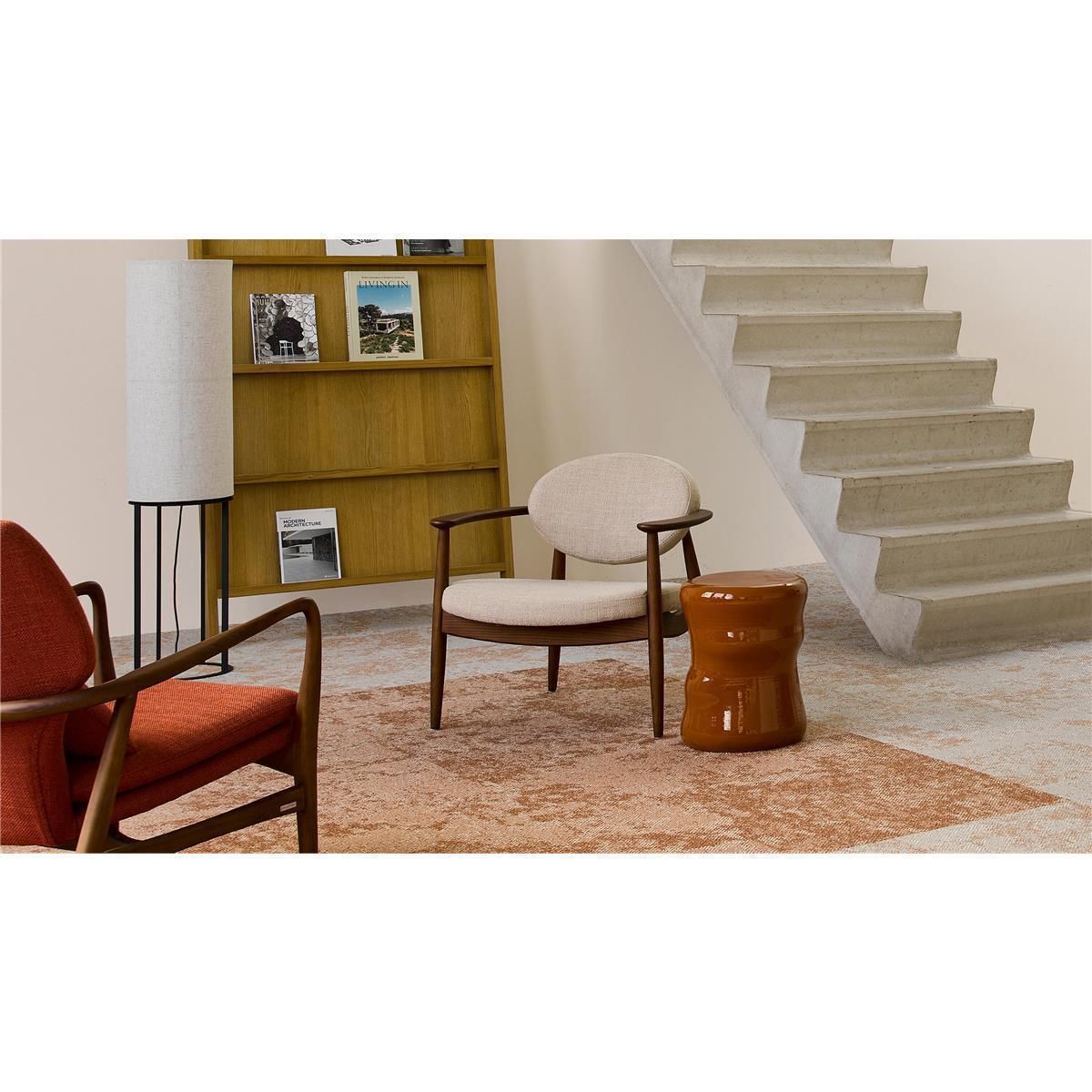 Teppichfliesen Gelb 6202 Schlinge strukturiert 50 x 50 cm Grezzo Vivid AD05 Desso