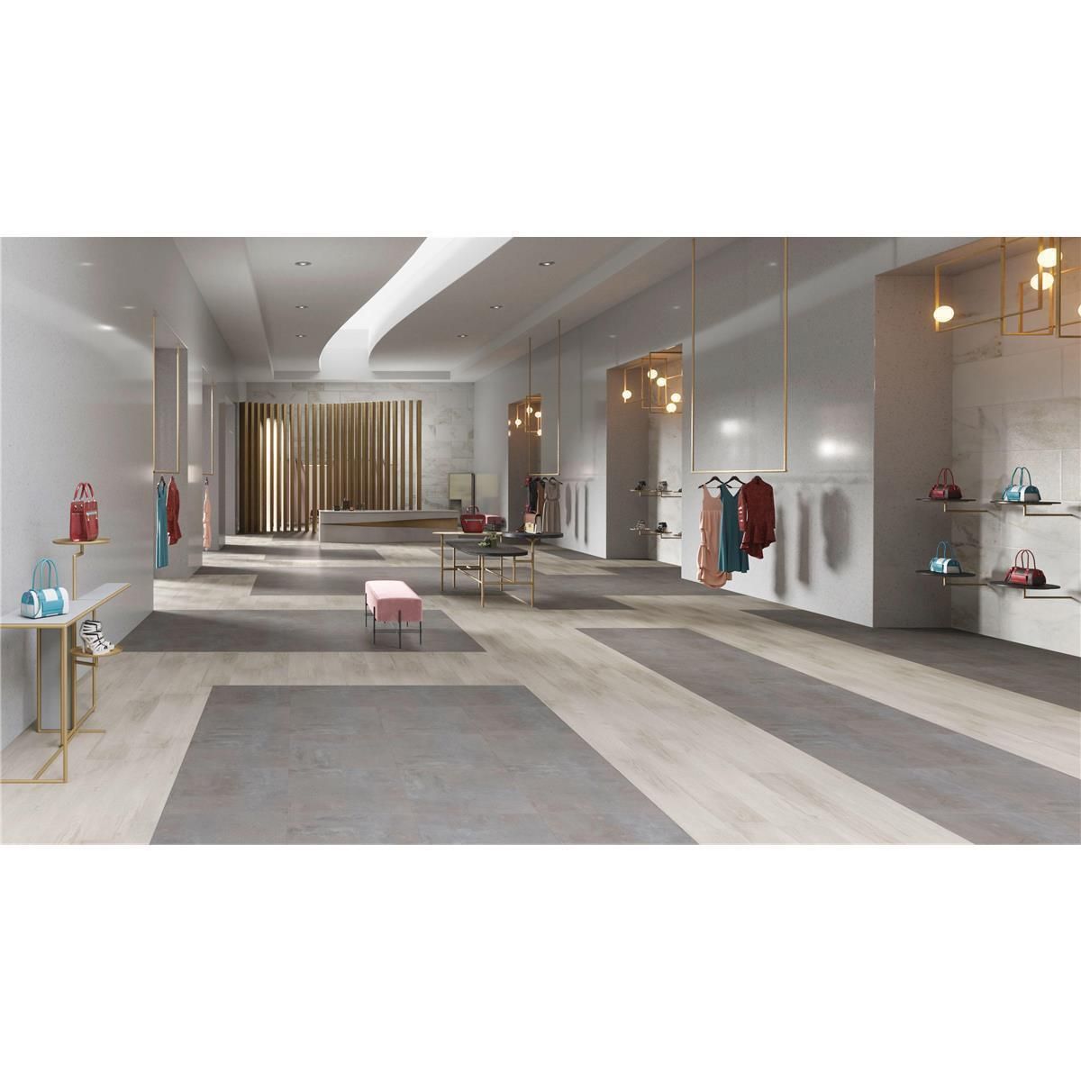 Designboden Living Oak GREY Planke 152,4 cm x 25,4 cm - Nutzschichtdicke 0,55 mm